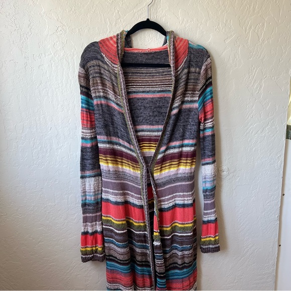 Free People Serape Long Duster Cardigan - Picture 3 of 13